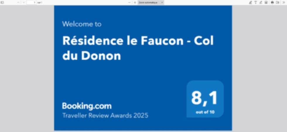 Residence Le Faucon - Col Du Donon Grandfontaine  المظهر الخارجي الصورة